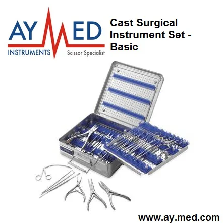 

Premium Quality Cast Surgical Instrument Set - Basic - Surgical Surgery Scissors
