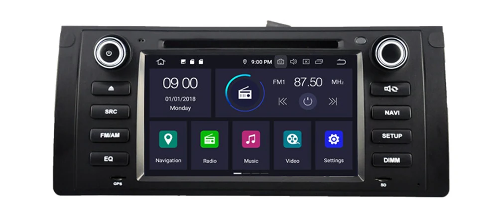 Top 7" Android Car Multimedia player 2 Din WIFI GPS Navigation Autoradio For BMW X5 E53 1999~2006 touch screen Bluetooth 0 Top 7" Android Car Multimedia player 2 Din WIFI GPS Navigation Autoradio For BMW X5 E53 1999~2006 touch screen Bluetooth 0