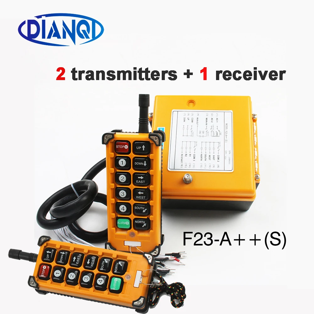 12V 24V 36V 220V 380V Беспроводной кран дистанционного Управление F23 A + S промышленный
