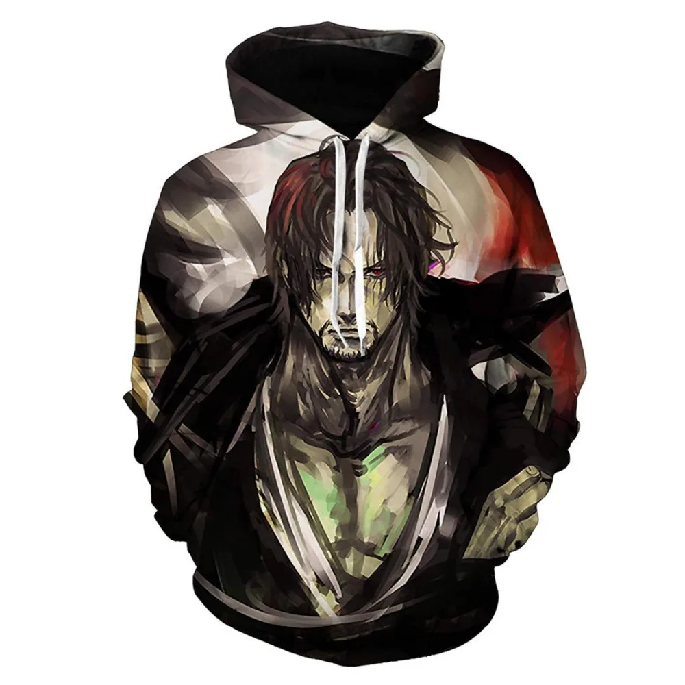 

2019 New FASHION MEN WOMEN ONE PIECE Hawk-Eye Mihawk man 3D print Hoodie Sweatshirts Pullovers Autumn Tracksuit Loose Thin Hoody