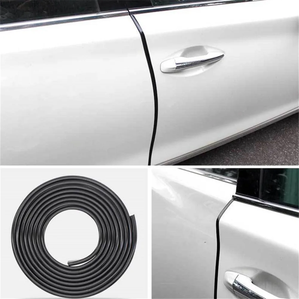 

10M/Roll Car Styling Door Protection Strips Car Sticker Anti-collision Strips Door Edge Moldings Side Protector Car Accessories