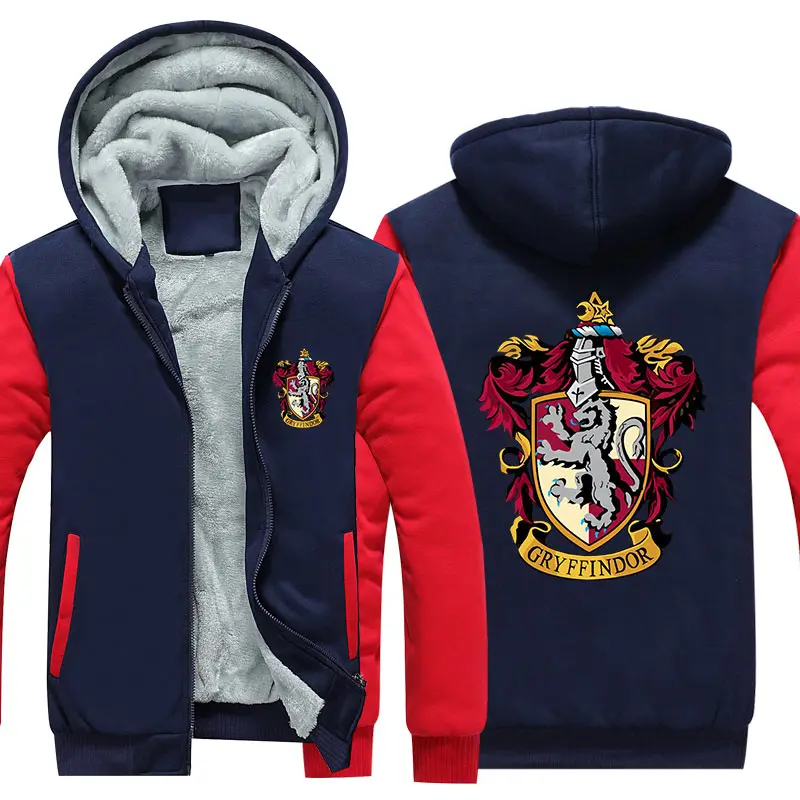 Wizardry 3D Printed Hoodie with Pocket Ravenclaw Gryffindor for Adult Unisex Sweatshirt Costume Casual Hoodies Men Clothes