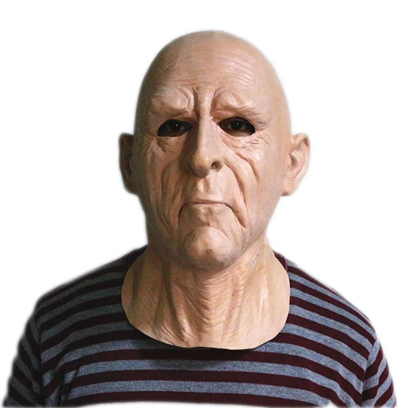 

The Latest Best-selling Popular Halloween Costume Latex Old Man Mask