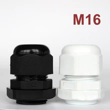 1 шт. IP68 M16 высокое качество водонепроницаемый нейлон пластик кабельный ввод Разъем подходит для 4-8 мм