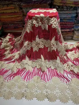 

african lace fabric 2019 high quality lace with Cord Lace Nigerian Lace Fabrics swiss voile lace in switzerland DFJUL022