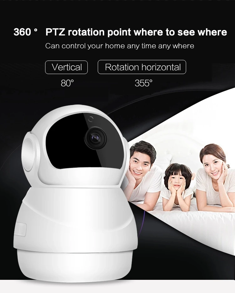 EC50 5 шт./лот PTZ панорамный вид IP Камера Wi-Fi Беспроводной Мини HD 1080 P безопасности Камера Видеоняни и радионяни Камеры скрытого видеонаблюдения