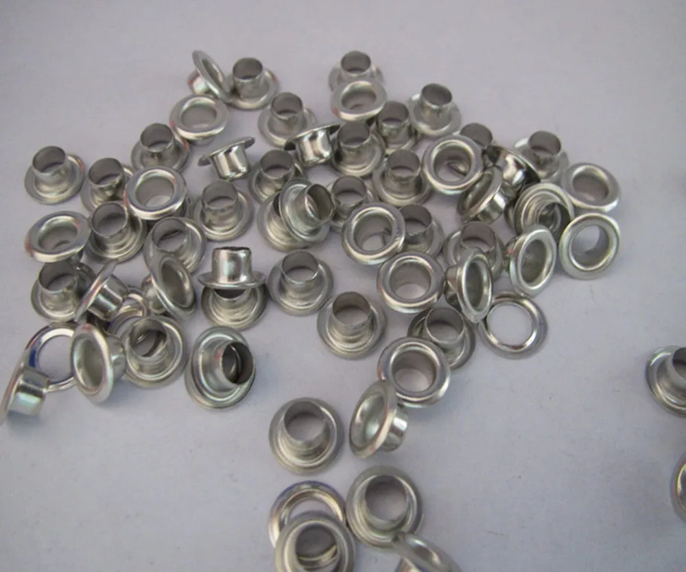 10 мм медные заклепки для одежды покрытие серебро медные заклепки 1000 набор