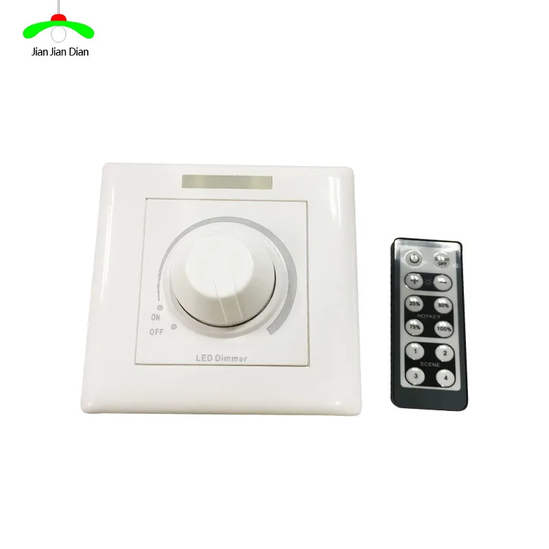 

LED light remote control dimmer SCR dimmer switch panel with remote controller 220V 200W