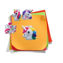 1 шт. единороги милые скрепки связывающие принадлежности Bookmarks для книг DIY связывающие зажимы для заметок памятки Канцелярские Товары для детей Подарки