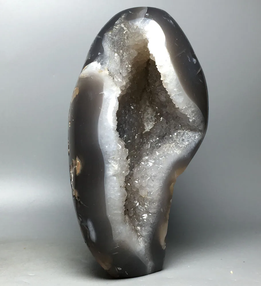 

590g High Quality NATURAL CARNELIAN CRYSTAL QUARTZ Healing Agate geode Decoration crystal stone