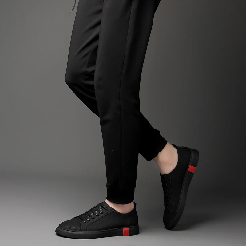 Мужские кроссовки; обувь из натуральной кожи; уличная модная повседневная обувь; дышащая Классическая обувь на плоской подошве со шнуровкой; Мужские модельные туфли в деловом стиле; k3