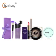 5 Pcs/set Makeup Set Makeup Brushes Set Nude Eye Shadow Lipstick Powder Eye Brow Pencil Make Up Tool 2016 New Cosmetics Kit