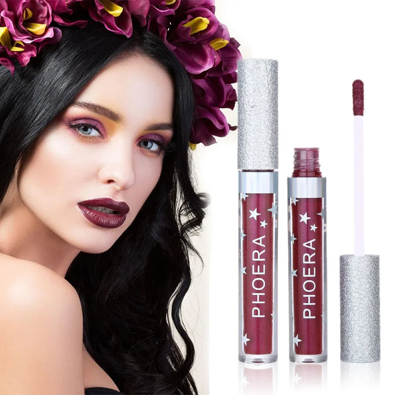 

Matte Lip Gloss Sexy Liquid Lip Gloss Matte Long Lasting Waterproof Cosmetic Beauty Keep 24 Hours of Makeup Lip Gloss TSLM1