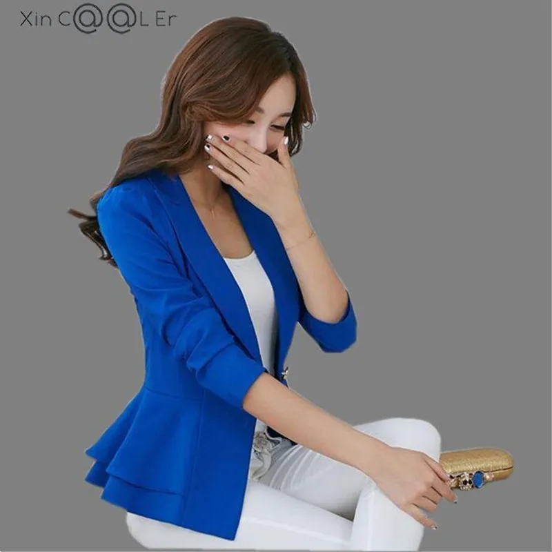 High Quality 2018 Beautiful New Design Women Jacket Casual Blazer Slim ...