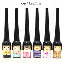 Детский дизайн, черная жидкая подводка для глаз, макияж глаз, супер водостойкий стойкий карандаш для глаз, легко носить, вечерние, макияж, крем для глаз