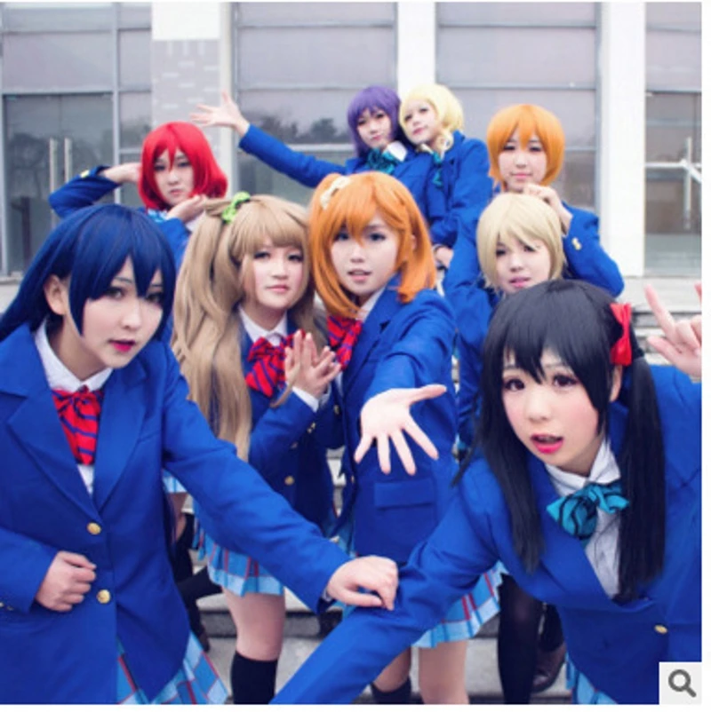 Love Live костюмы для косплея Lovelive Kousaka Honoka Minami Kotori Ayase Eli Tojo Nozomi Nishikino Маки школьная форма