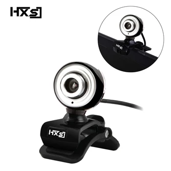 

HXSJ USB Web Cam HD 480P PC Camera with Absorption Microphone MIC for Skype for Android TV Rotatable Computer Camera Webcam
