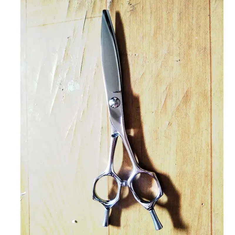 Сухая стрижка/скользящая Стрижка волос ножницы " Профессиональная укладка волос японские 440C салонные ножницы