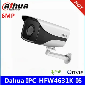 

Original Dahua IPC-HFW4631K-I6 6MP IP Camera IP67 built-in 6 leds IR150M POE gun camera with bracket