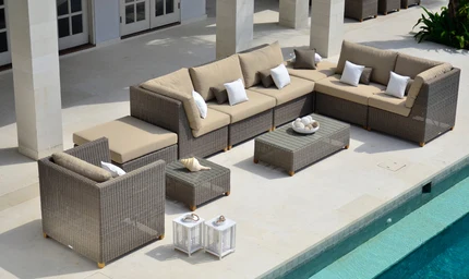 New style all weather high end outdoor rattan luxury ...