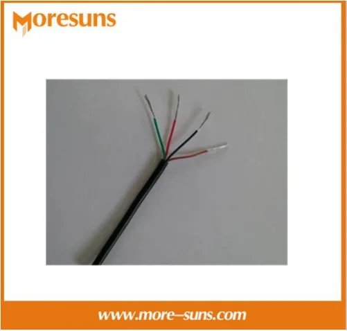 

Free ship 15m 4core silica gel wire 0.2 square soft silicone core high-temperature wire YGG multicore HI-TEMP WIRE