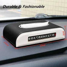 Автомобильный тканевый ящик для парковки номерной знак