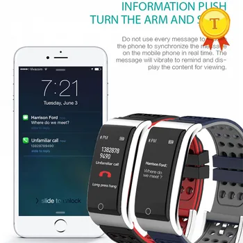 Full touch control sms message alert Smart Wristband Fitness band Bracelet Heart Rate ECG/PPG Blood Pressure fitness tracker
Full touch control sms message alert Smart Wristband Fitness band Bracelet Heart Rate ECG/PPG Blood Pressure fitness tracker