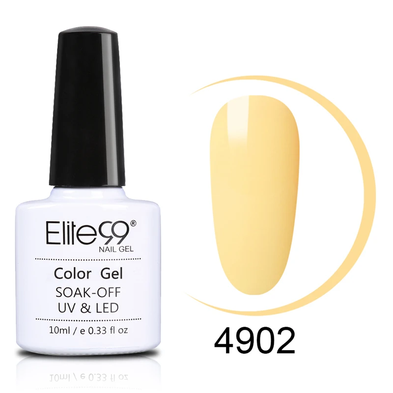 Elite99 10 мл Macaron цветной УФ гель лак для ногтей светодиодный Гель маникюра