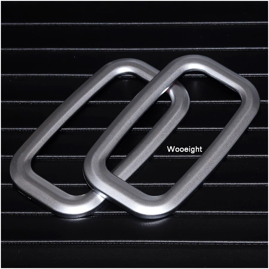 Wooeight 4Pcs ABS Matt Silver Car Roof Read Lamp Handle Light Switch Frame Trim Button Cover For Mercedes Benz GLC C Class (2)