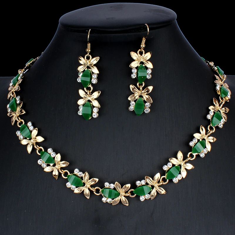 Jiayijiaduo нигерийский комплект ювелирных изделий цвет цепочки и ожерелья серьги для гламура Женская одежда Аксессуары подарки