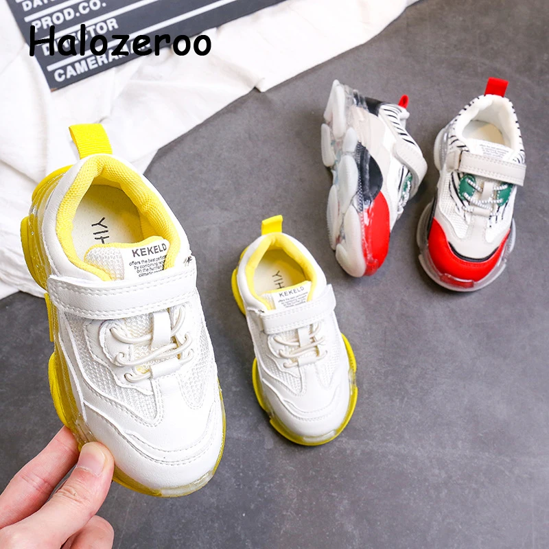 

Autumn 2019 New Toddler Sport Sneakers Children Casual Sneakers Baby Girls Mesh Shoes Boys White Chunky Sneakers Brand Trainers