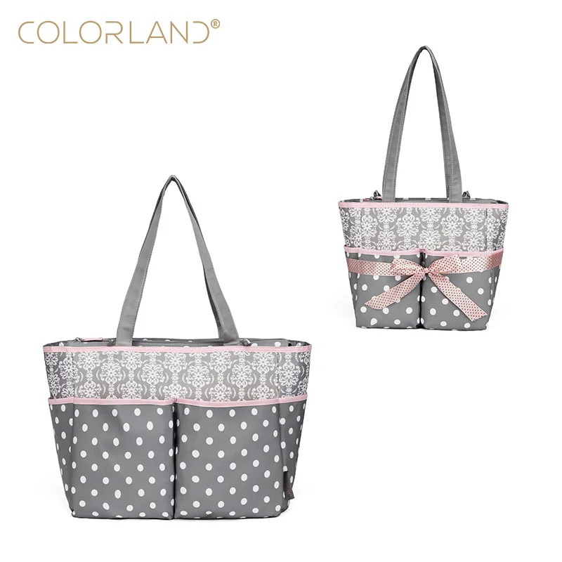 Colorland Mom Pack 5 sets of single shoulder portable multi-function large capacity fashion maternal and child bag