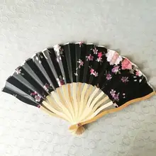 4 цвета японское кимоно Aceessory Косплей бамбуковый веер Танцевальное представление веер для кимоно