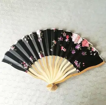 

4 color Japanese Kimono Aceessory Cosplay Costume Fan Dance Performance Kimono Fan