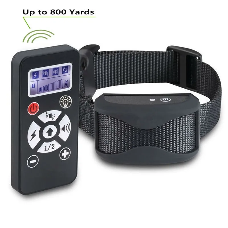 Pet Dog Training Collar Remote Control Waterproof Rechargeable LCD