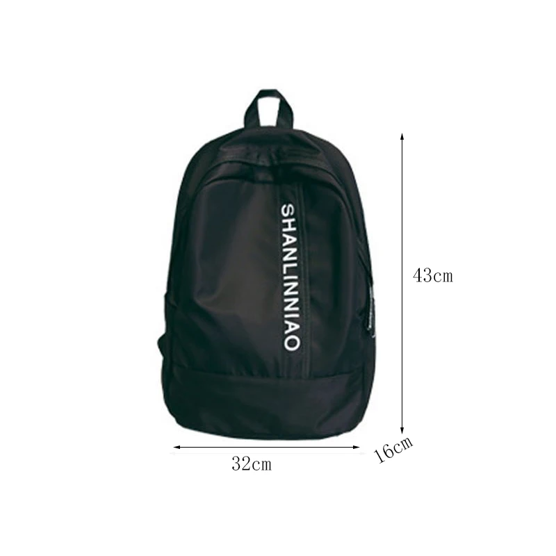 Большая вместительная нейлоновая школьная сумка для подростков, сумка для девочек, школьный женский рюкзак, мужская повседневная школьная сумка в студенческом стиле, сумка для книг