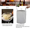 Home Brewing 30 Mesh Food grade Nylon Bucket Filter Bag,Beer Wine Residue Separation Bag with Stainless Steel Ring ► Photo 3/6