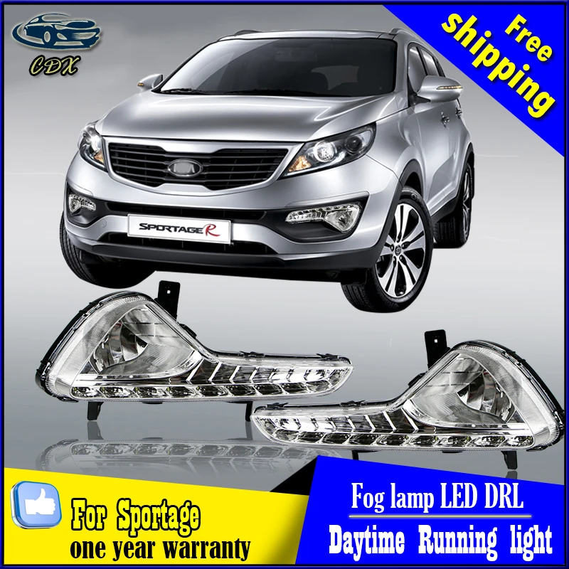 

For Kia Sportage 2011 2012 2013 2014 Excellent Quality Led Daytime Running Light Ultrabright illumination DRL led light