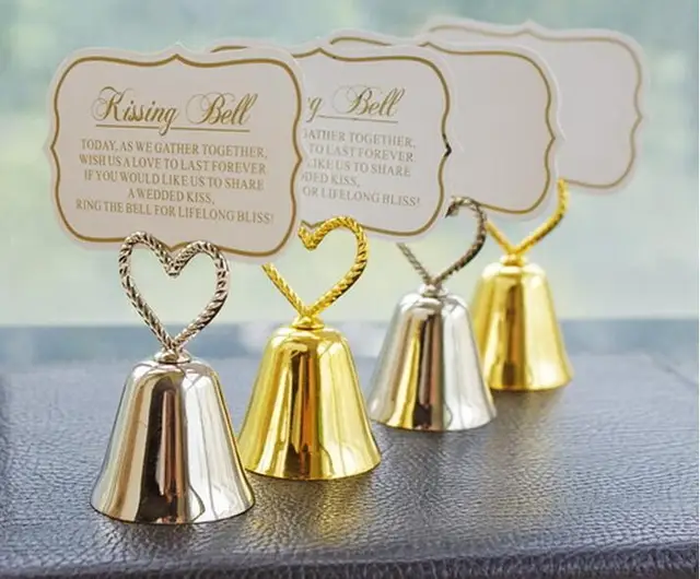 100pcs Wedding Favor Party Favors "Kissing Bells" Place ...