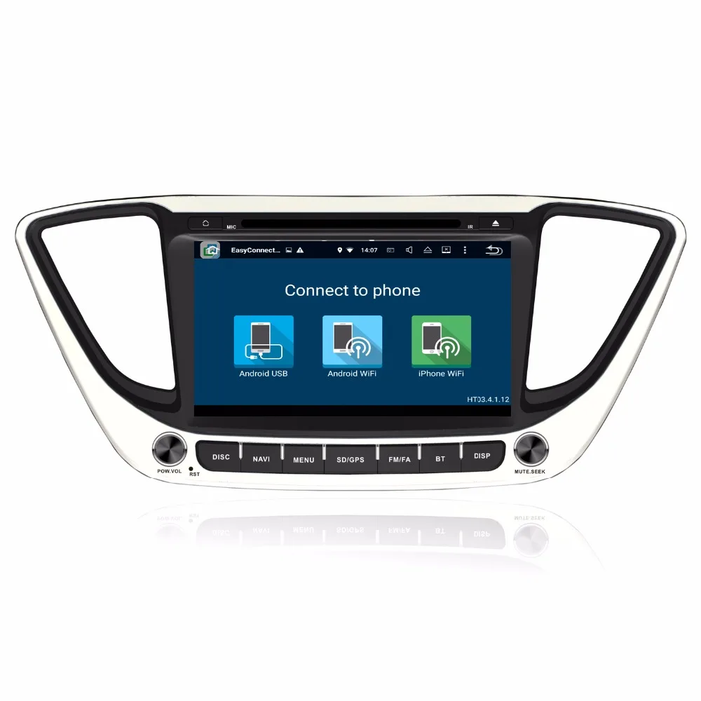 Clearance 8" Android Car DVD Player with GPS 3G/WIFI/BT TV DVR,Audio Radio Stereo,Car PC/multimedia headunit for Hyundai Verna 2016 2017 3