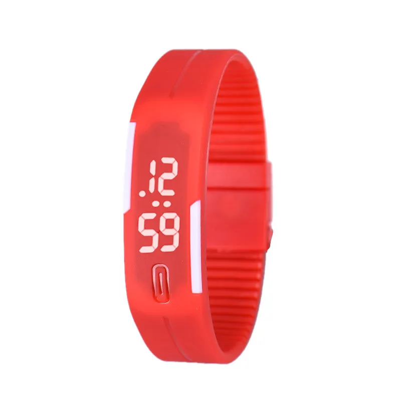 Горячие Модные мужские и женские резиновые светодиодный часы Дата спортивный браслет цифровые наручные часы Esportes Assista Wd3 sea