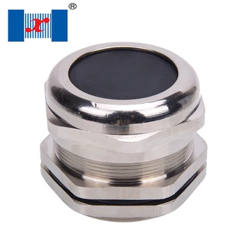 

18Pcs/Lot M18 Nickle Plated Brass IP68 Waterproof Metal Compression Cable Gland For Lighting