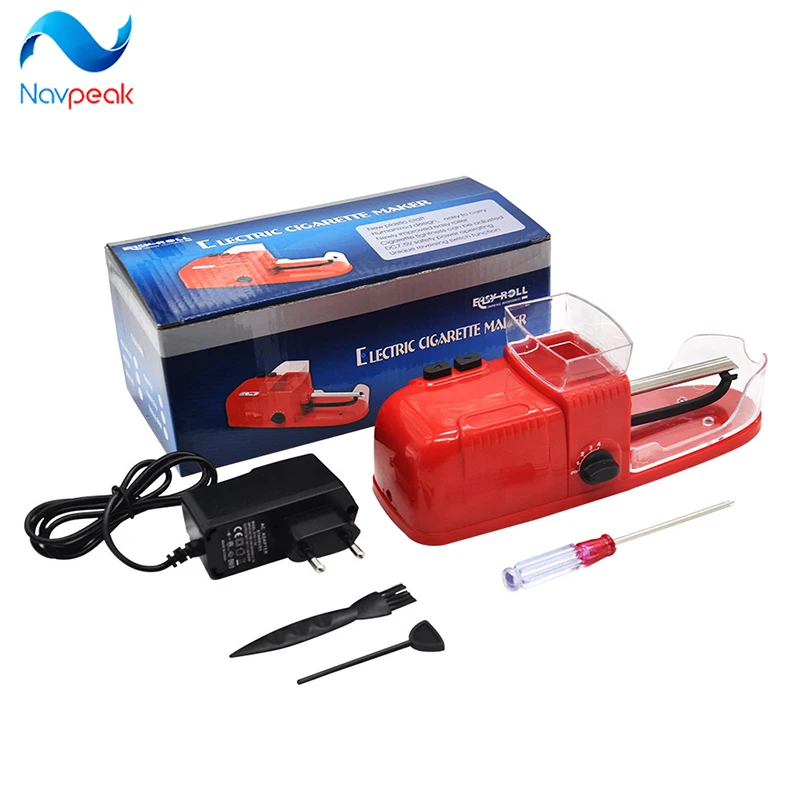 Electric Easy Automatic Cigarette Rolling Machine Tobacco Injector Maker Roller DIY Smoking Holder | Дом и сад