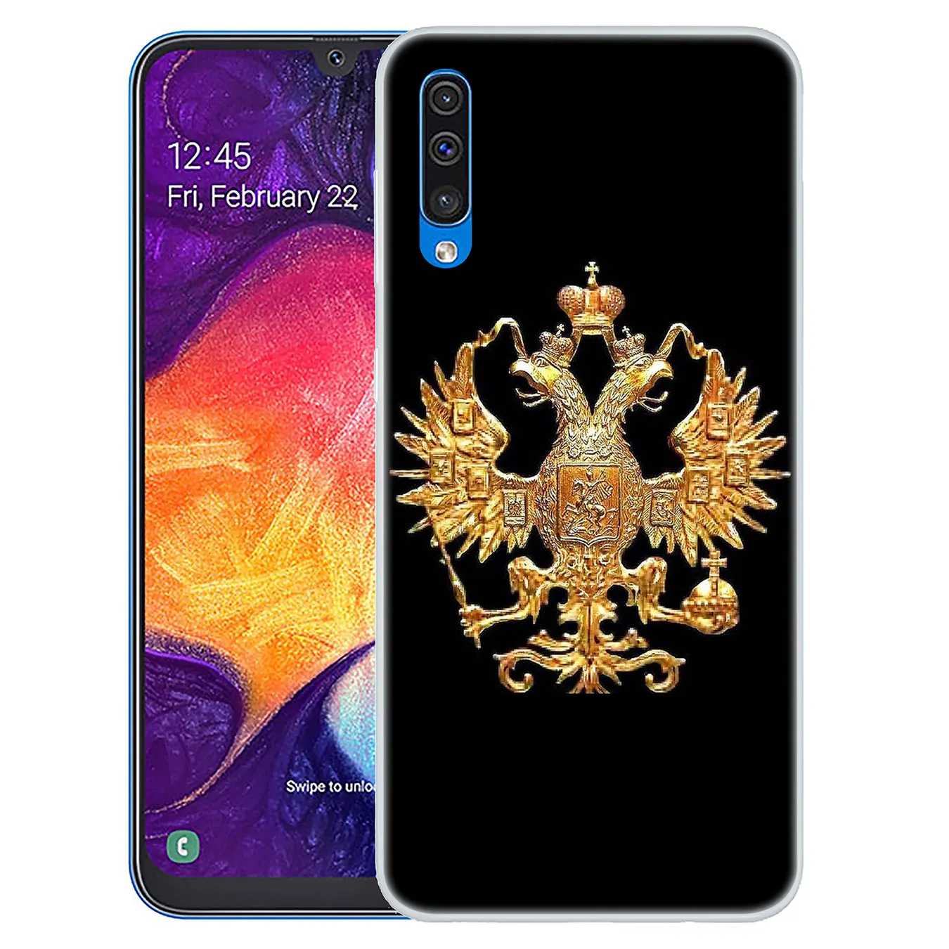 Чехол для телефона Samsung Galaxy M40 M30 M20 M10 A10 A20 A30 A40 A50 A60 A70 с флагом Российской