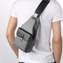 Модная оксфордская сумка на грудь Мужская usb зарядка Повседневная сумка через плечо Одиночная Противоугонная водостойкая модная сумка