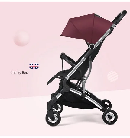 Складной светильник Risio, детская коляска, детская коляска на самолете, детская коляска, коляска, корзина для новорожденных - Цвет: red stroller