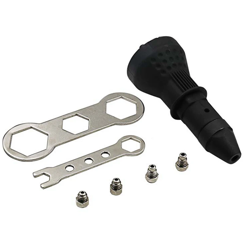 

Multifunction Electric Rivet Nut Gun Riveting Tool Cordless Riveting Drill Adaptor Insert Nut Tool Riveting Drill Adapter