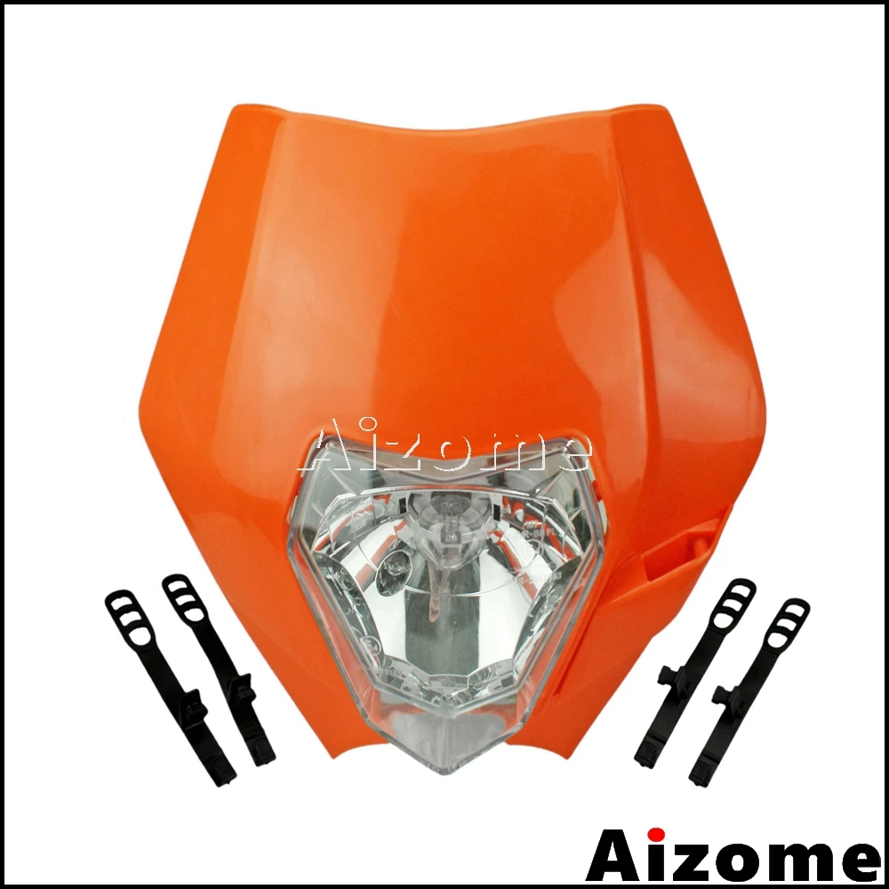 Универсальный Мотокросс 12V головной светильник обтекатель для MX EXCF EXC XCF XC SX CRF