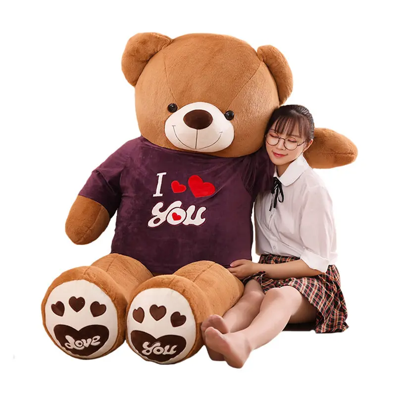 80cm/100cm Big Teddy Bear Plush Stuffed 