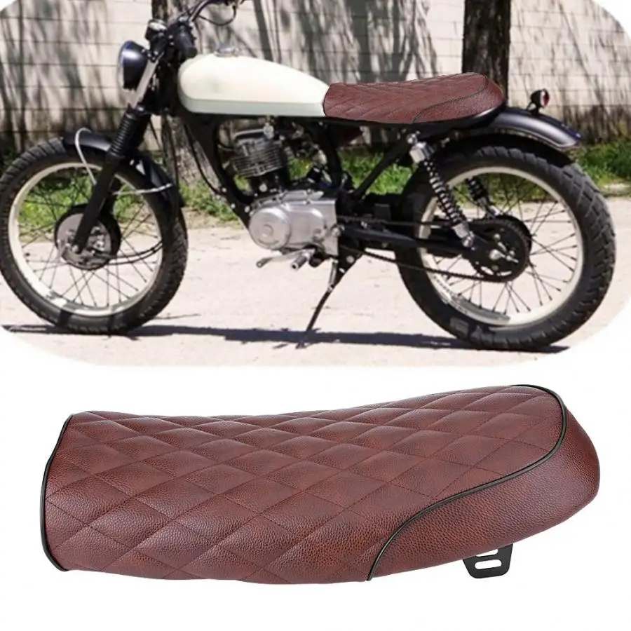 Винтажное сиденье для мотоцикла искусственная кожа Honda CG125 GN CG CB200 CB350 CB400SS CB500 CB750